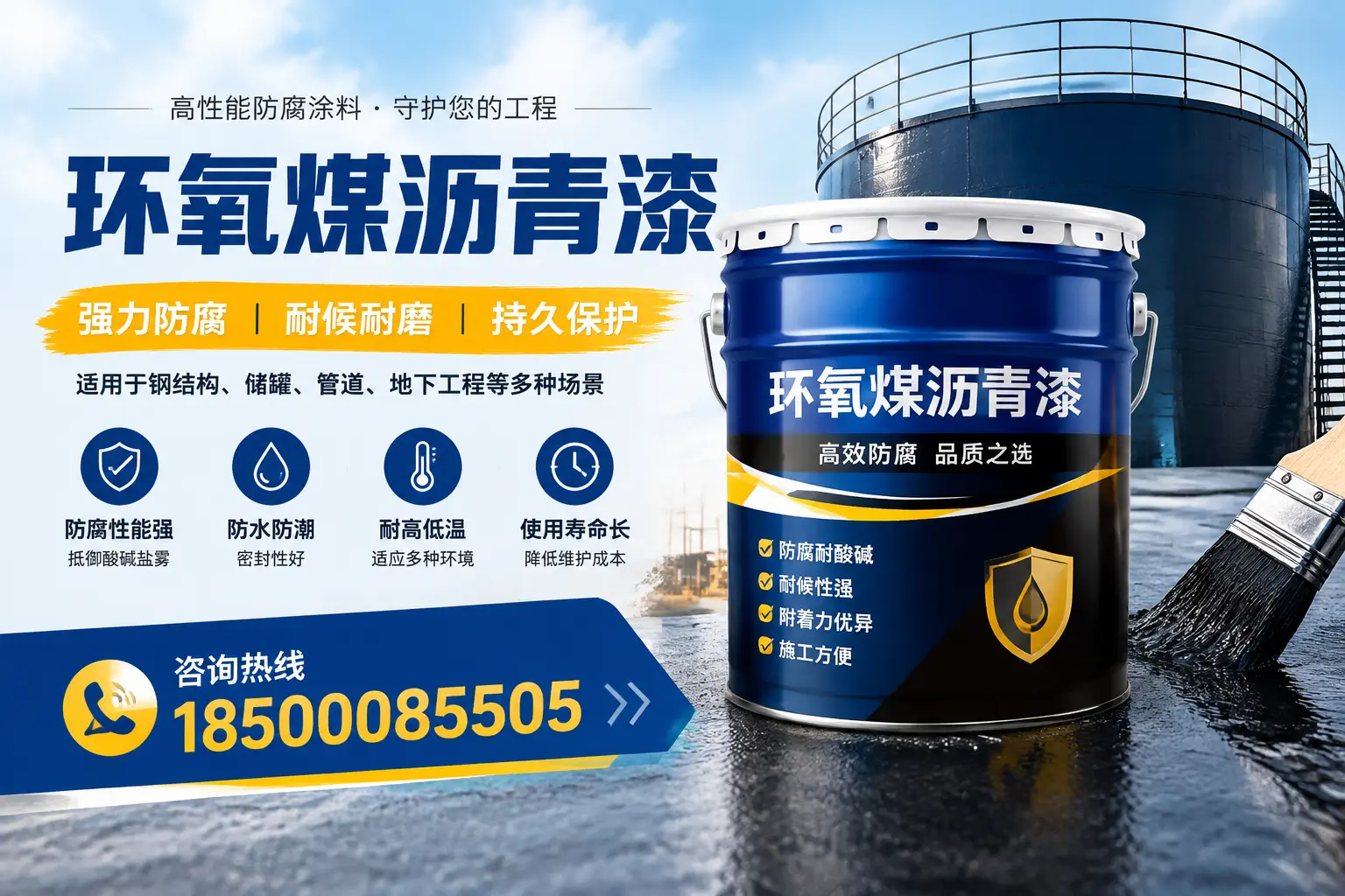 环氧煤沥青漆在工业中的应用,北京企业的选择